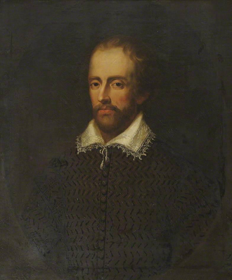 Edmund Spenser (1552–1599), vintage artwork by Benjamin Wilson, 12x8" (A4) Poster