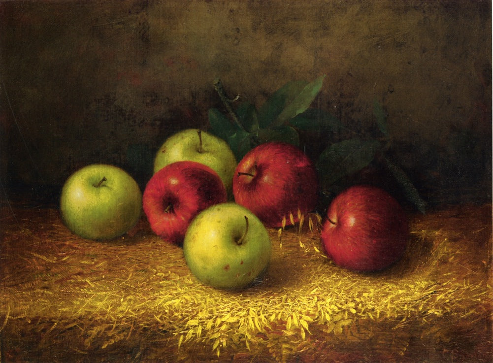 Apples on the Ground, vintage artwork by Charles Ethan Porter, 12x8" (A4) Poster