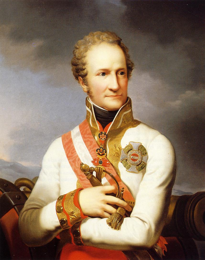 Portrait of Johann II von Liechtenstein (1760 - 1836), vintage artwork by Johann Baptist Lampi the Younger, 12x8" (A4) Poster