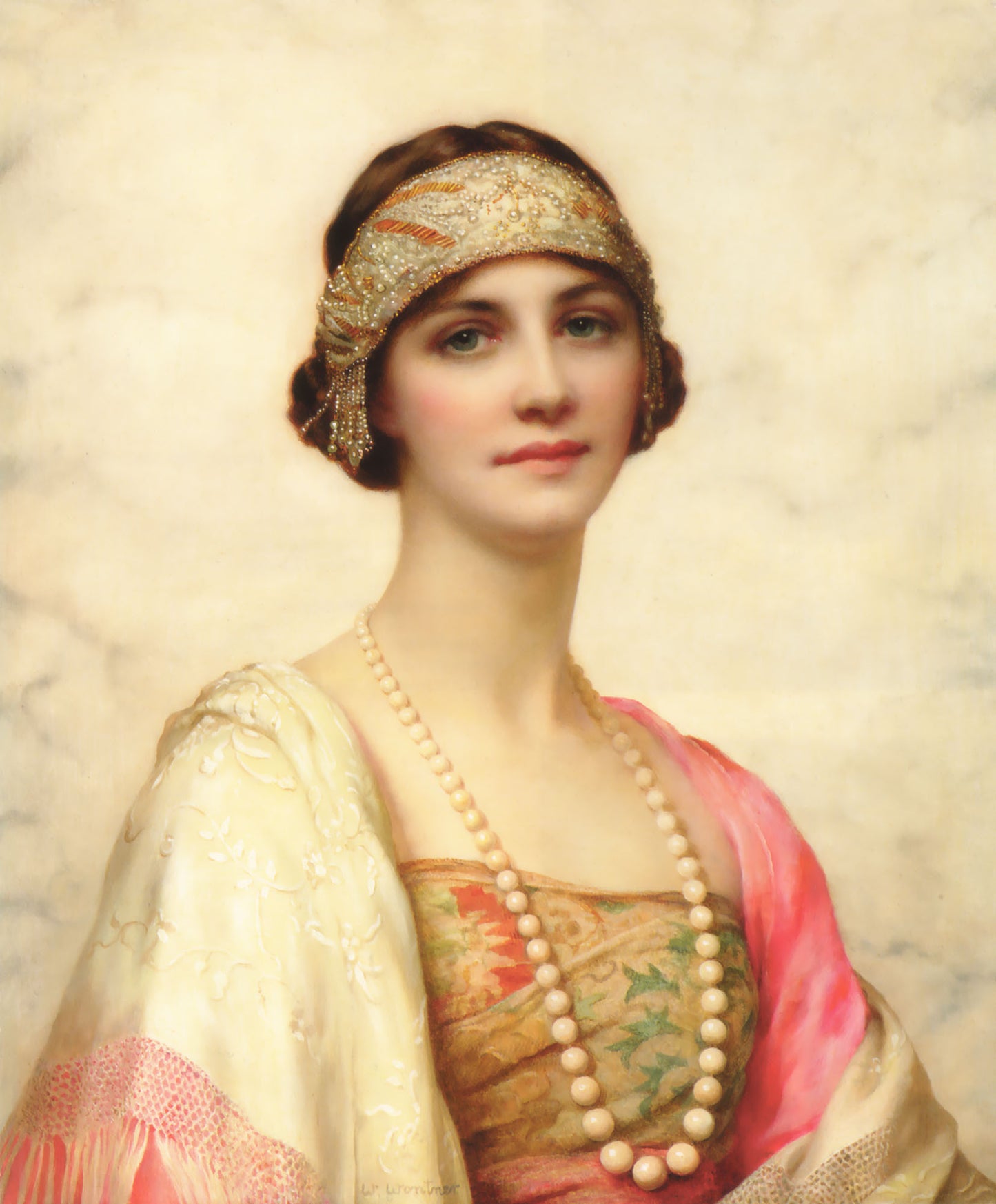 An Elegant Beauty by William Clarke Wontner,A3(16x12")Poster