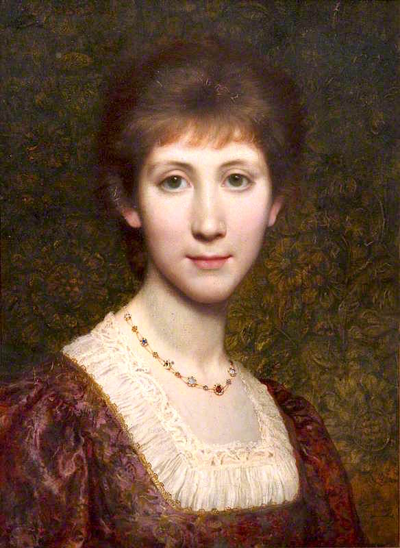 Miss Elsie (Elspeth) Thomson, vintage artwork by Sir Francis Bernard (Frank) Dicksee, 12x8" (A4) Poster