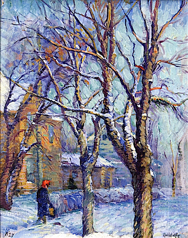 After the Storm, Willow Avenue North by Ada Augusta Wolfe,16x12(A3) Poster