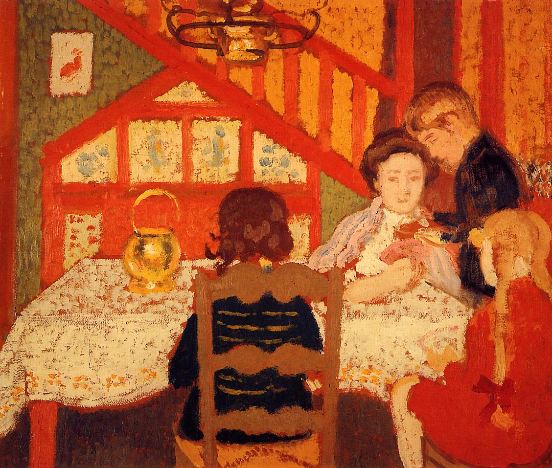 Family Gathering in Saint-Idesbald by Georges Lemmen,A3(16x12")Poster