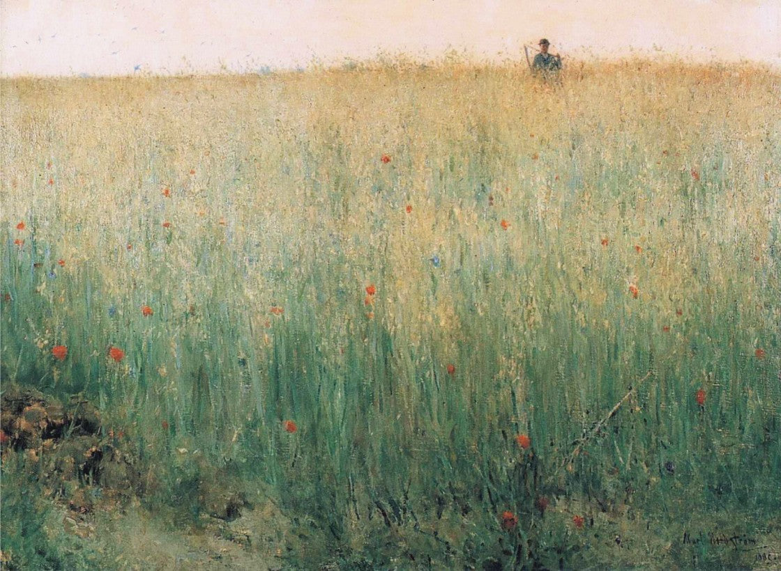 Oat Field, Grez by Karl Nordstrom,A3(16x12")Poster