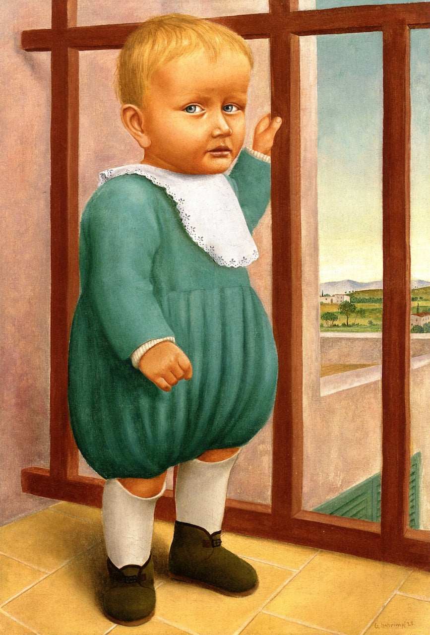 Peter in Sicily, vintage artwork by Georg Schrimpf, 12x8" (A4) Poster