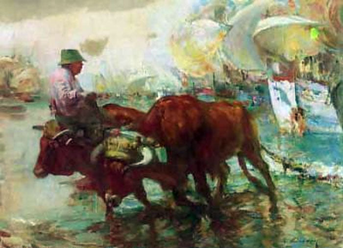 Toros by Jose Navarro llorens,A3(16x12")Poster