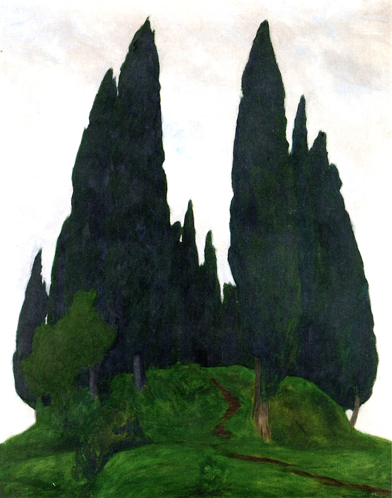 Cypress Hill, vintage artwork by Hans Emmenegger, 12x8" (A4) Poster