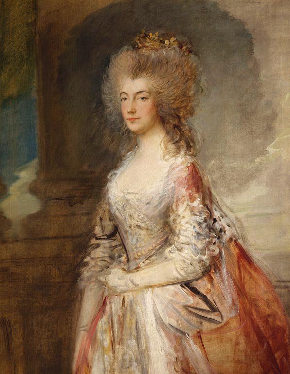 Anne, Duchess of Cumberland (1743-1808), vintage artwork by Thomas Gainsborough, 12x8" (A4) Poster