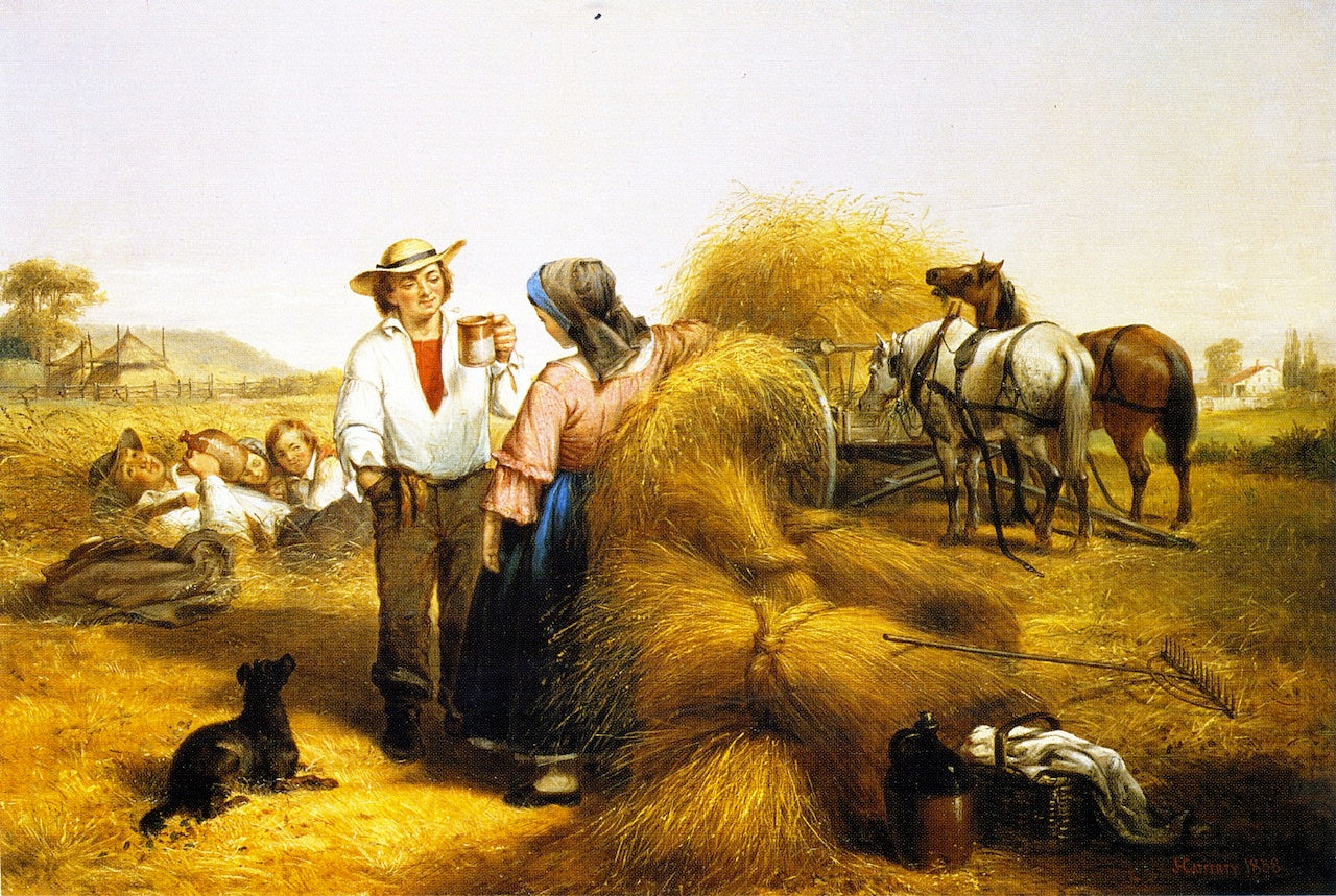 The Midday Rest, vintage artwork by James A. Cafferty, A3 (16x12") Poster Print