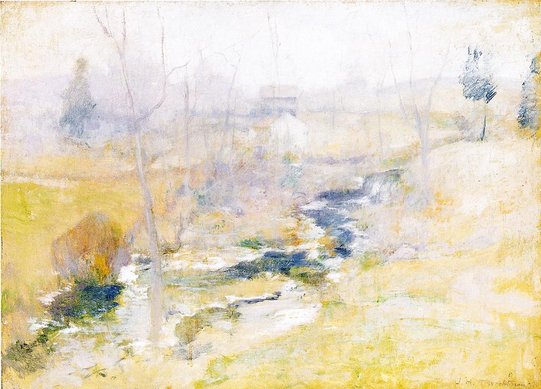 End of Winter by John Twachtman,A3(16x12")Poster