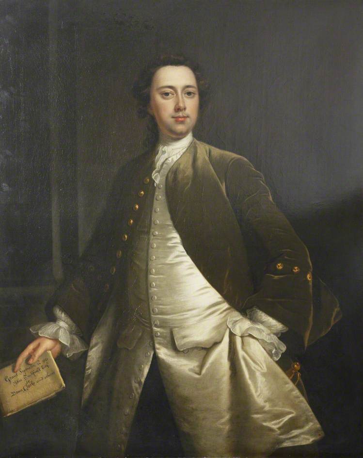 John Tuckfield, President of the Royal Devon and Exeter Hospital, vintage artwork by Thomas Hudson, 12x8" (A4) Poster