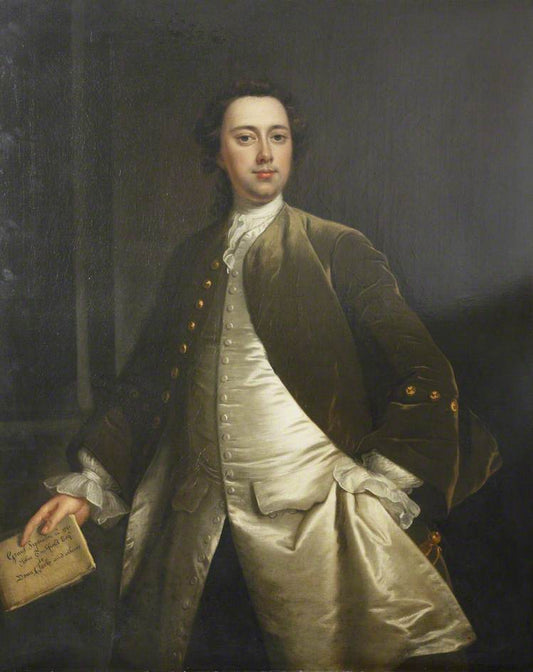 John Tuckfield, President of the Royal Devon and Exeter Hospital, vintage artwork by Thomas Hudson, 12x8" (A4) Poster