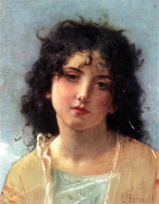 The Little Beauty, vintage artwork by Leon-Jean-Basile Perrault, 12x8" (A4) Poster