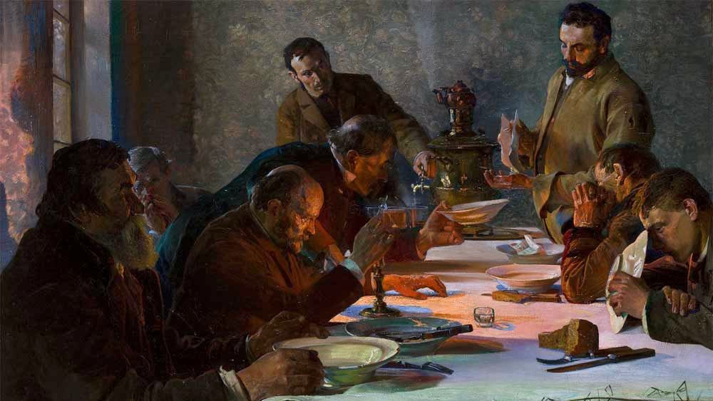 Christmas Eve in Siberia by Jacek Malczewski,A3(16x12")Poster