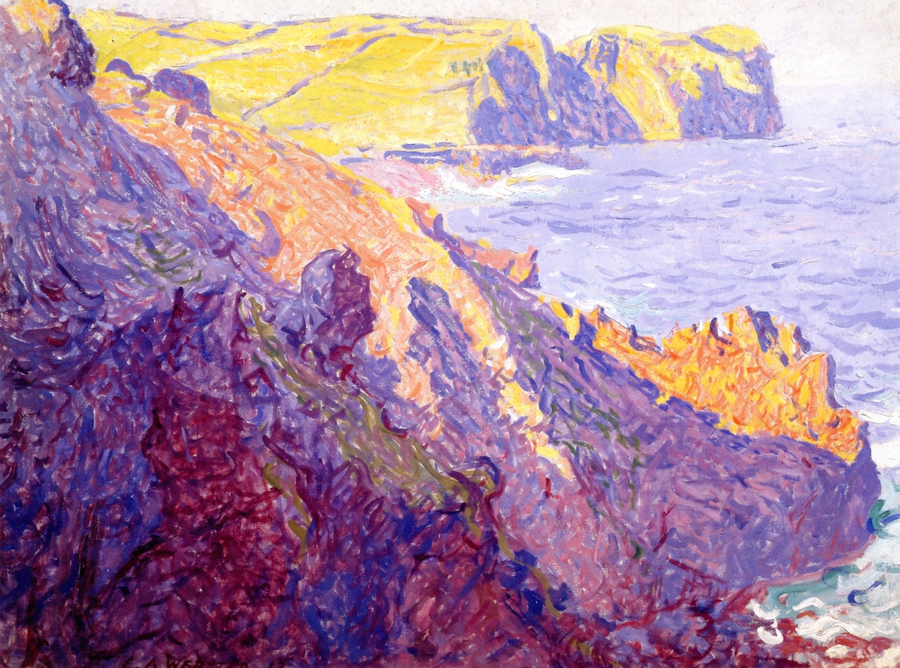 Cliffs, Azores by Edwin Ambrose Webster,A3(16x12")Poster