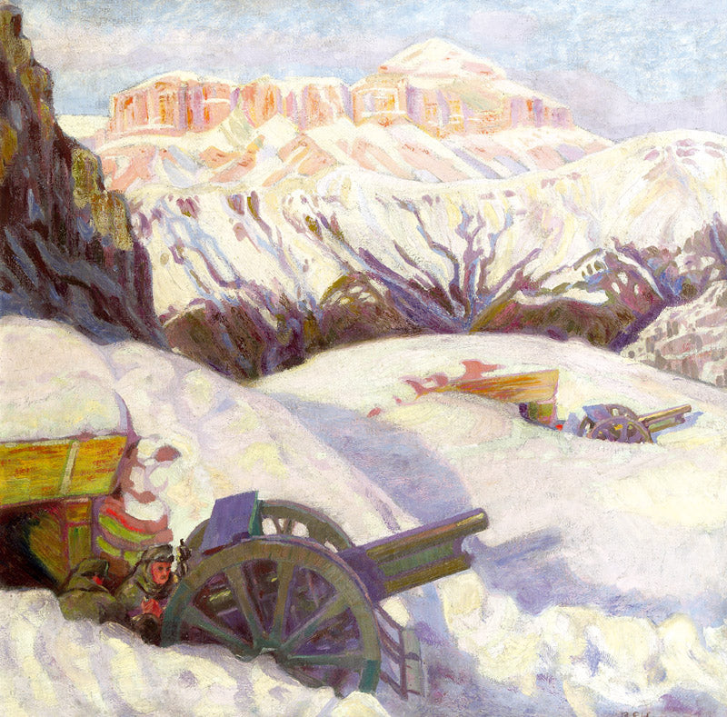 Artillery in the Dolomites by Richard Carl Wagner,16x12(A3) Poster