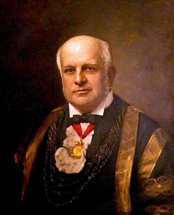 Alderman Henry Goody, JP, Mayor of Colchester, vintage artwork by Frank Robinson Daniell, 12x8" (A4) Poster