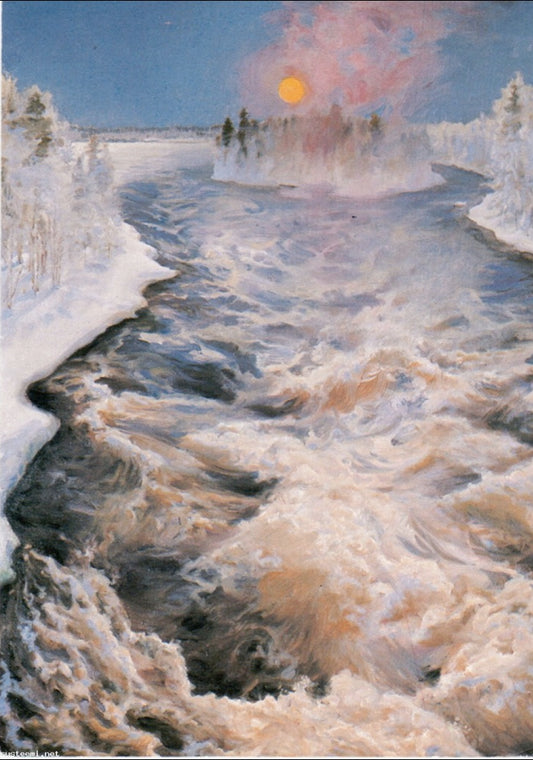 Imatra, vintage artwork by Akseli Gallen-Kallela, 12x8" (A4) Poster