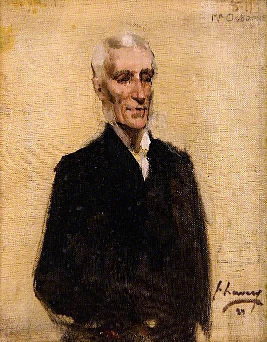 Alexander Osborne (sketch), vintage artwork by Sir John Lavery, R.A., 12x8" (A4) Poster