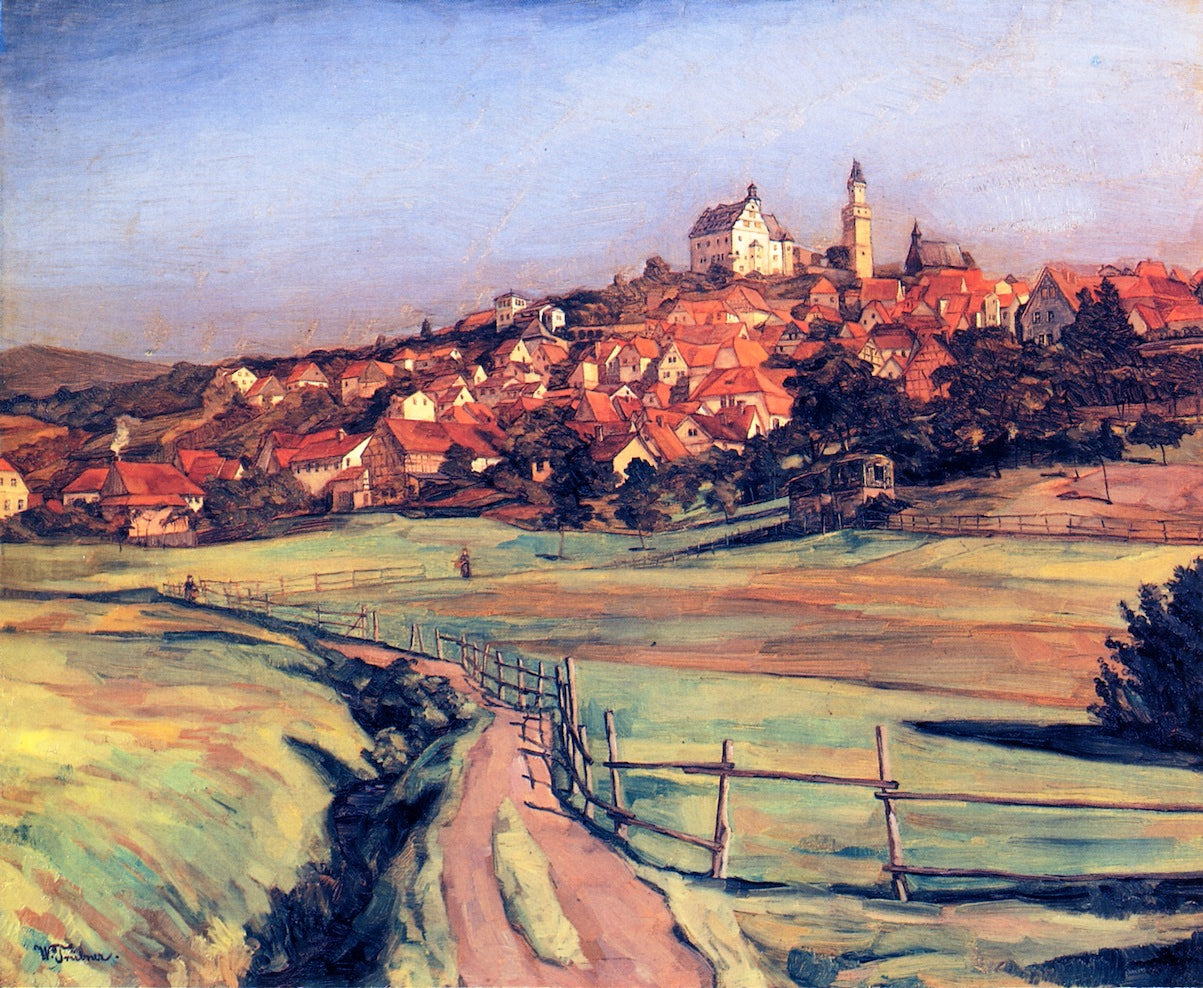 Cronberg im Taunus by Wilhelm Trubner,A3(16x12")Poster