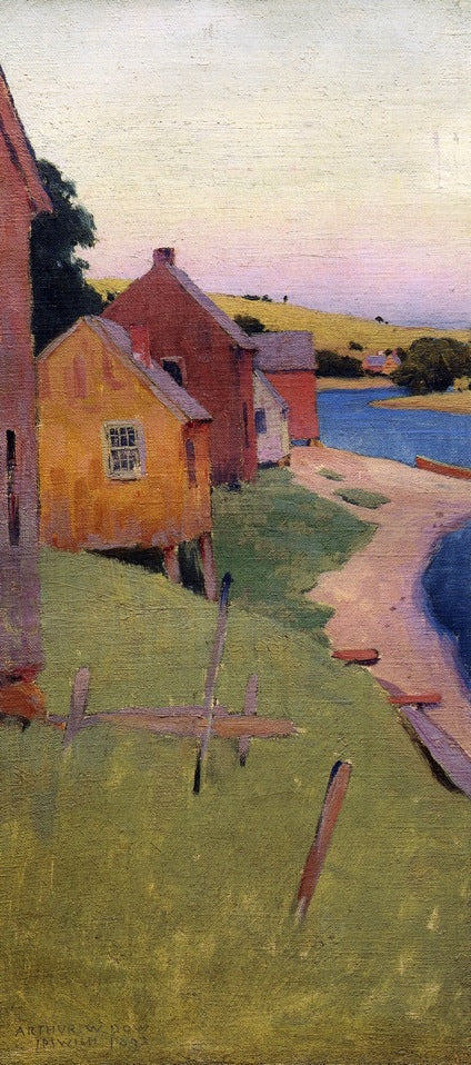 Ipswich Shanties by Arthur Wesley Dow,A3(16x12")Poster