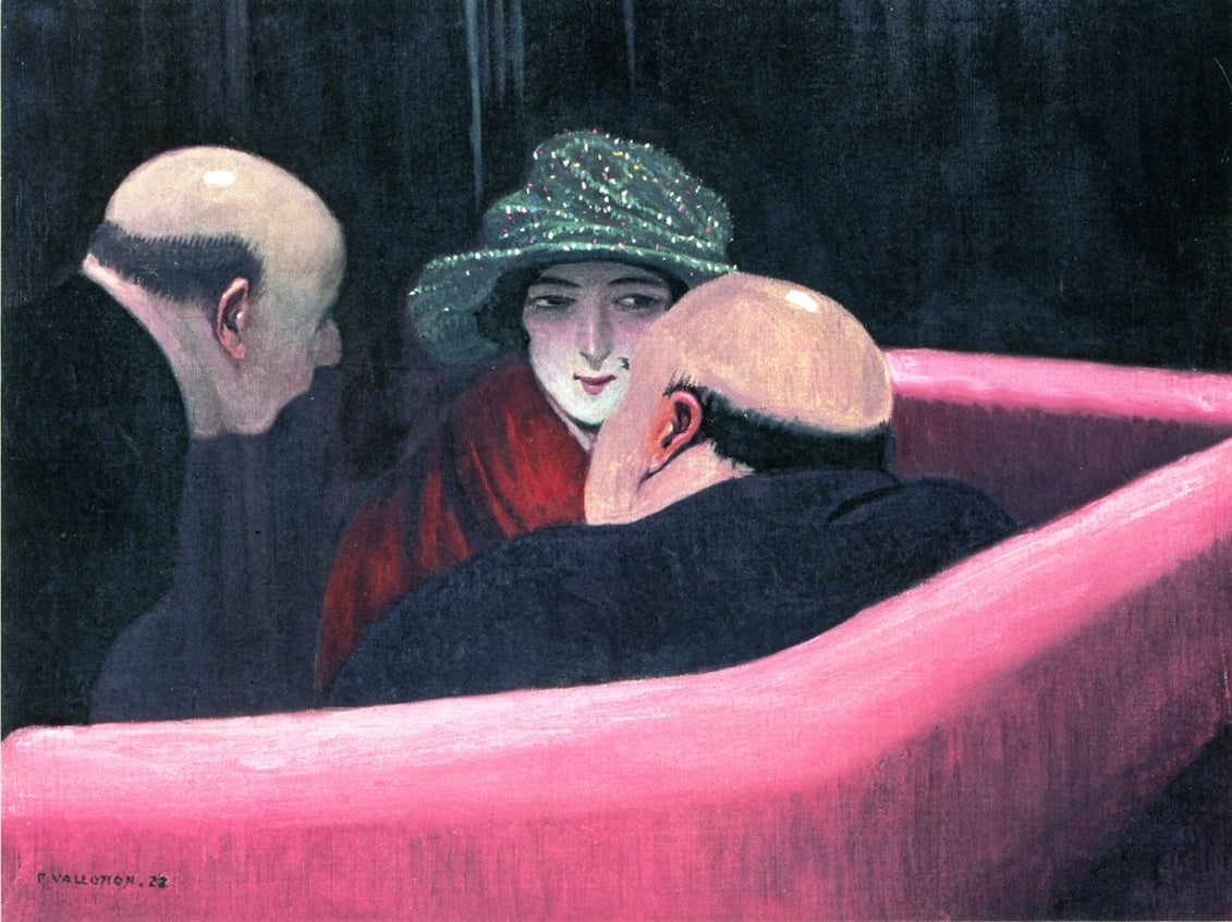 Chaste Suzanne, vintage artwork by Felix Vallotton, 12x8" (A4) Poster