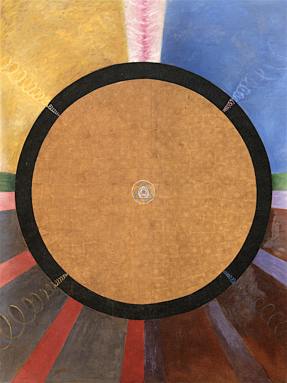 Altarpiece No. 3, vintage artwork by Hilma af Klint, 12x8" (A4) Poster