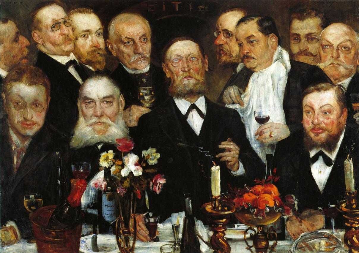 The Freemason's by Lovis Corinth,A3(16x12")Poster