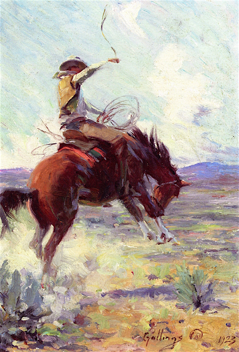 Sagebrush Jaunt by William Gollings,16x12(A3) Poster