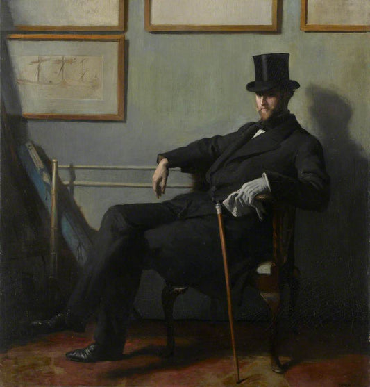 Herbert Barnard John Everett, vintage artwork by Sir William Orpen, R.A., R.H.A., 12x8" (A4) Poster