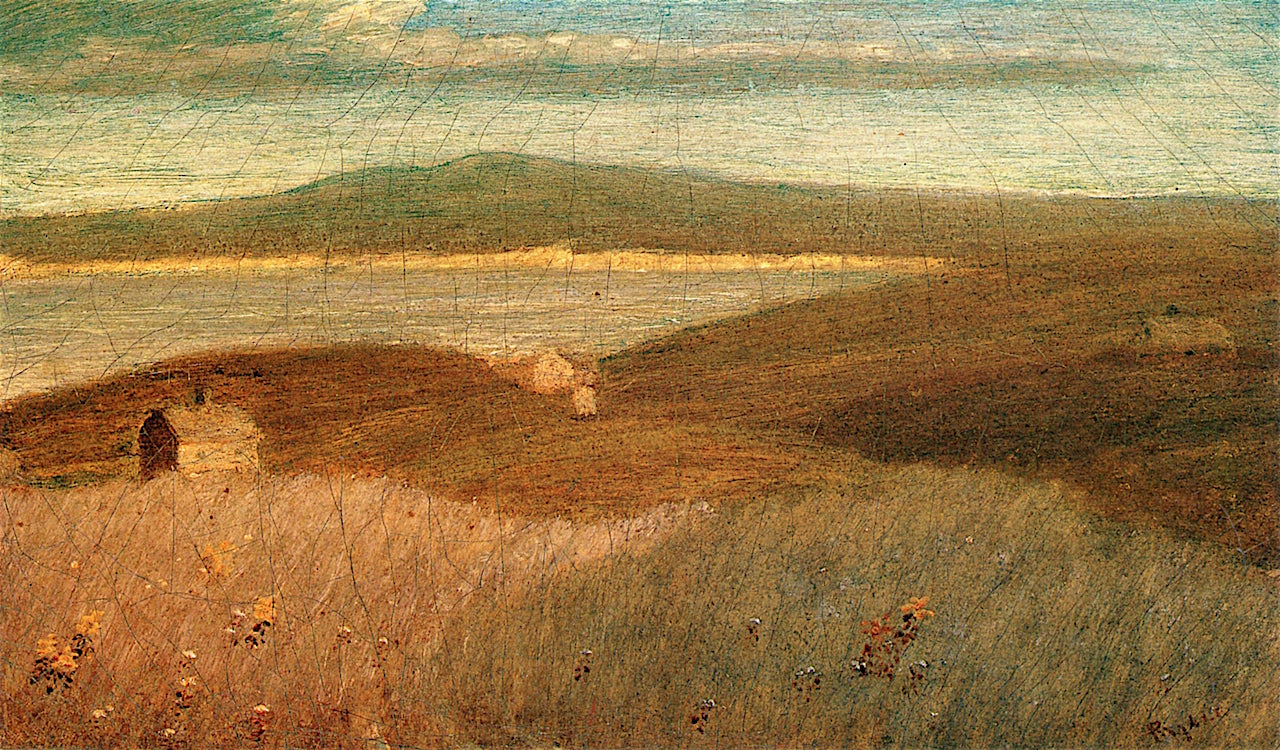 Gay Head, vintage artwork by Albert Pinkham Ryder, 12x8" (A4) Poster