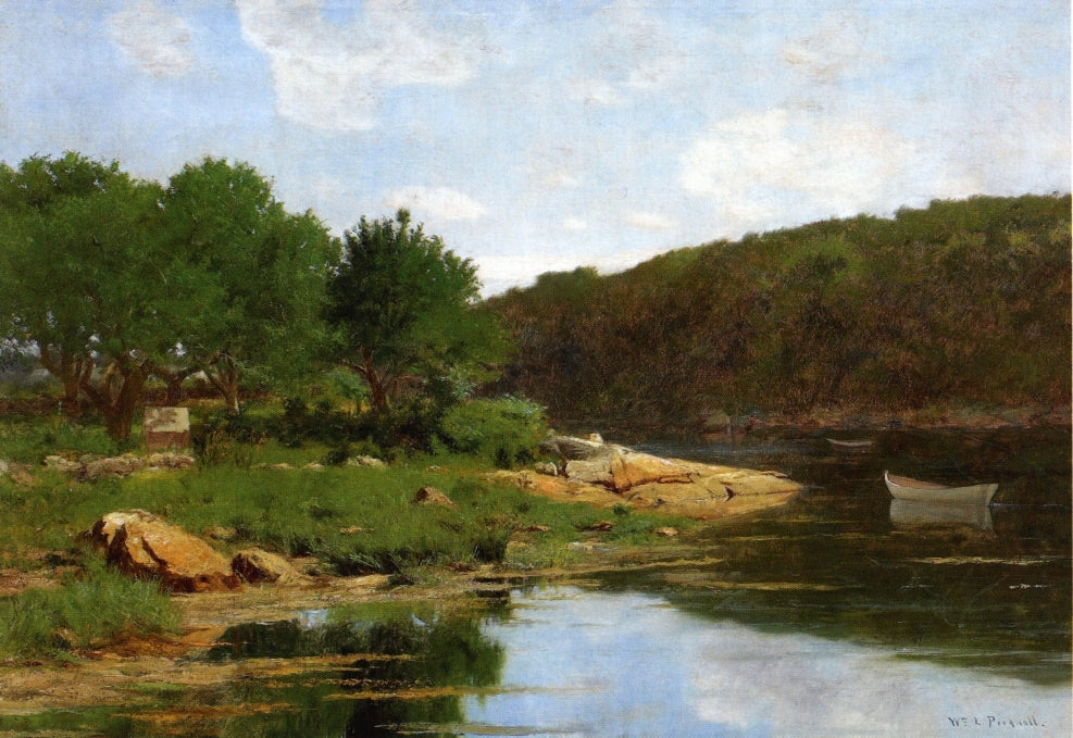 Early Morning off Long Island by William Lamb Picknell,A3(16x12")Poster