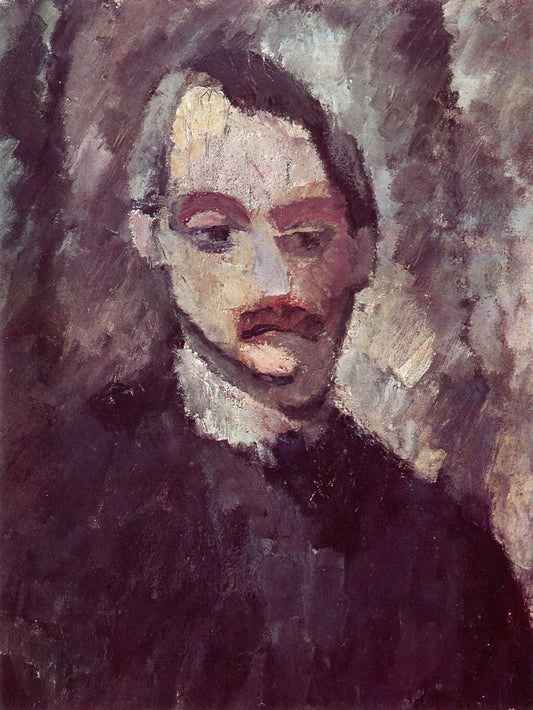 Portrait of the Sculptor N. E. Santesson by Valle Rosenberg,16x12(A3) Poster