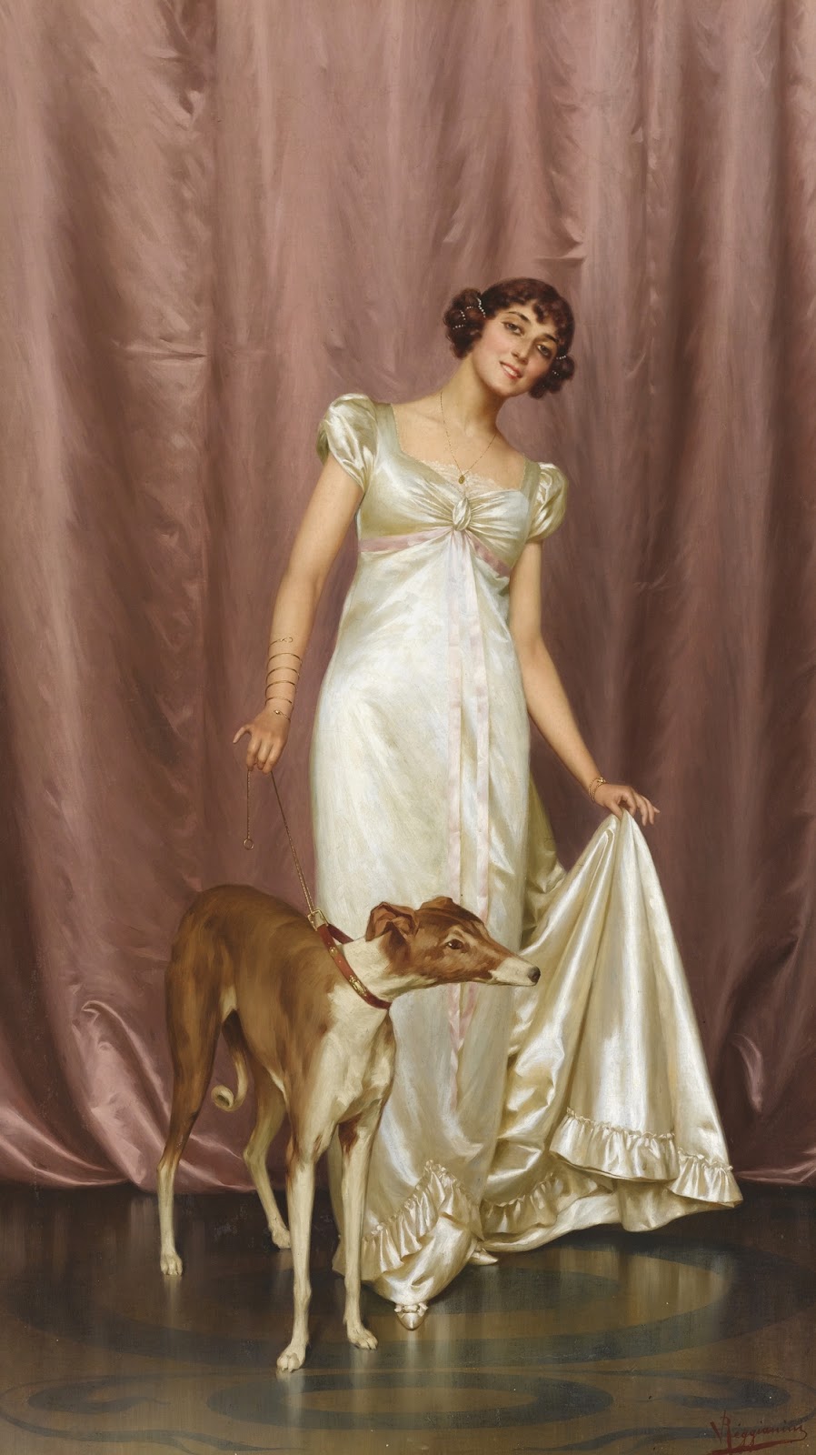 An Elegant Lady by Vittorio Reggianini,A3(16x12")Poster