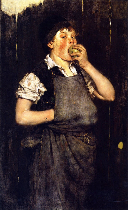 The Apprentice Boy, vintage artwork by William Merritt Chase, 12x8" (A4) Poster