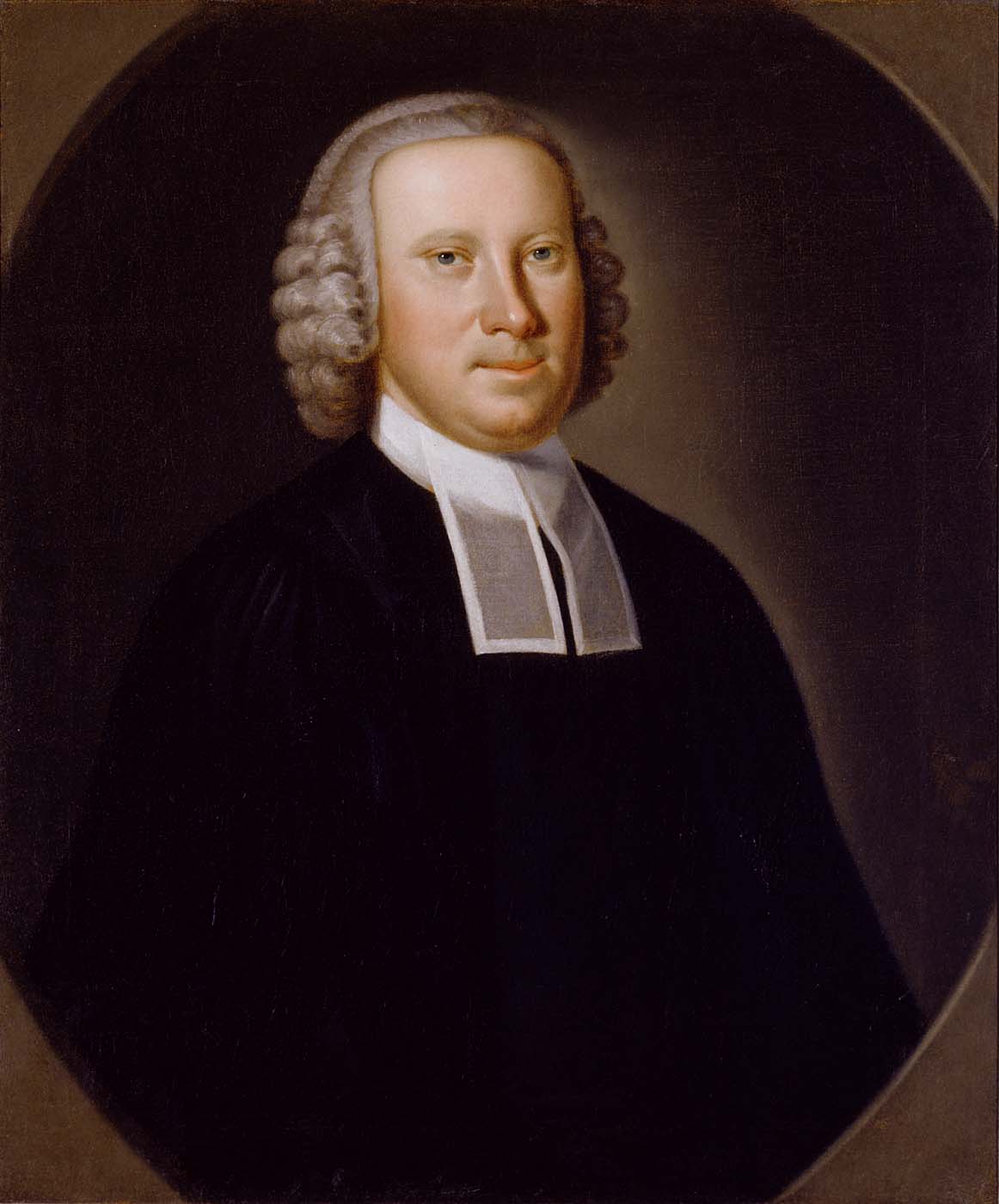 Rev. Richard Brown, vintage artwork by John Hesselius, 12x8" (A4) Poster