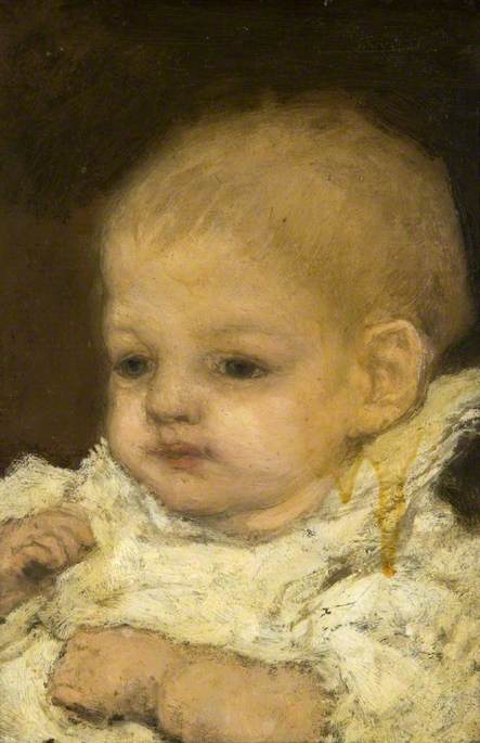Lessore's Child, vintage artwork by Matthijs Maris, 12x8" (A4) Poster
