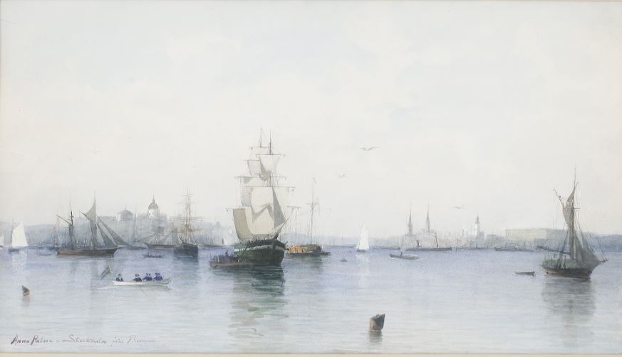 View of Stockholm by Anna Palm de Rosa,A3(16x12")Poster