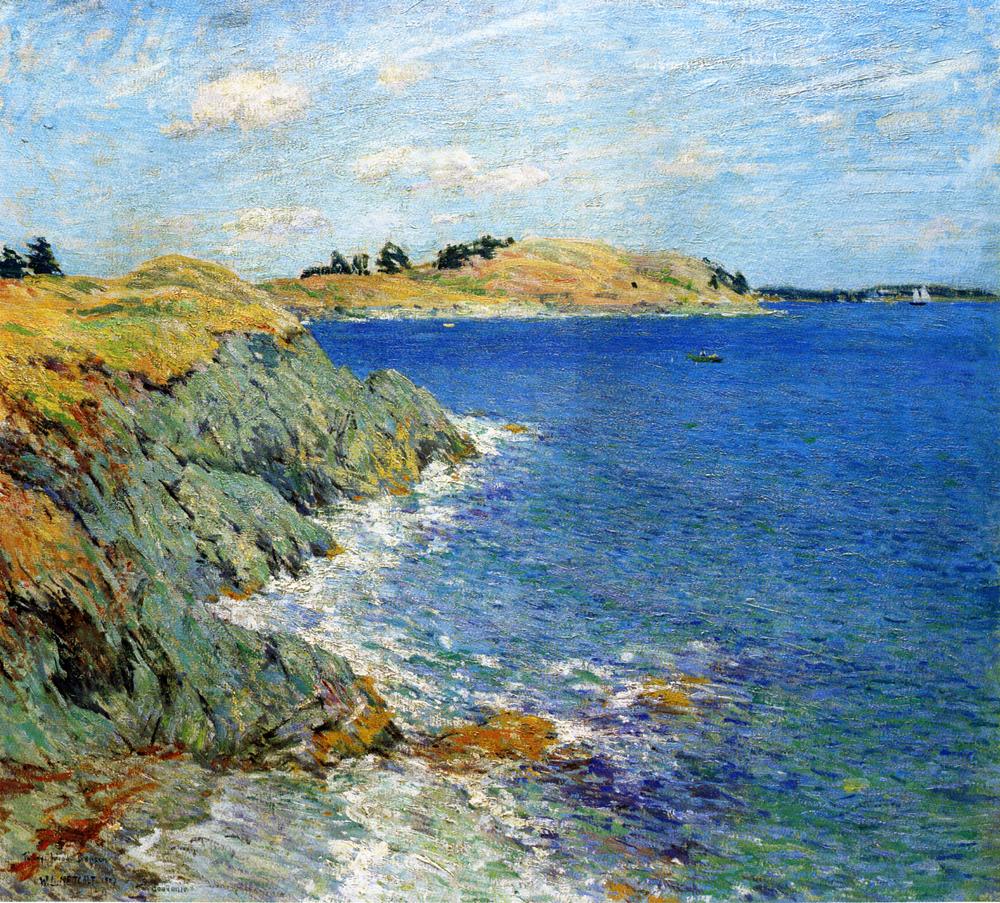 Ebbing Tide, Version Two by Willard Leroy Metcalf,A3(16x12")Poster