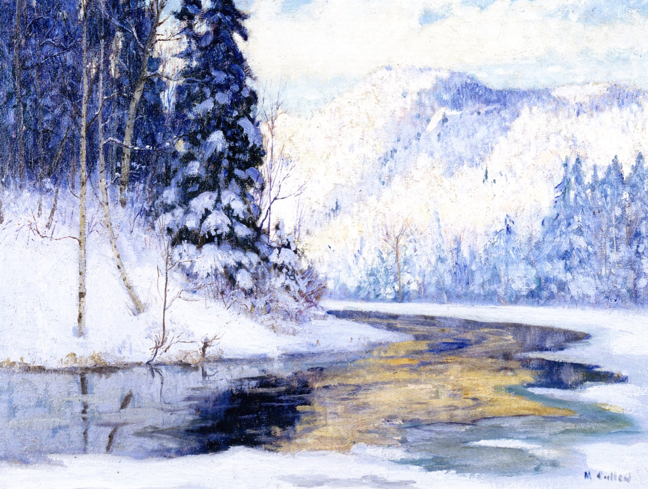 The North River by Maurice Cullen,A3(16x12")Poster