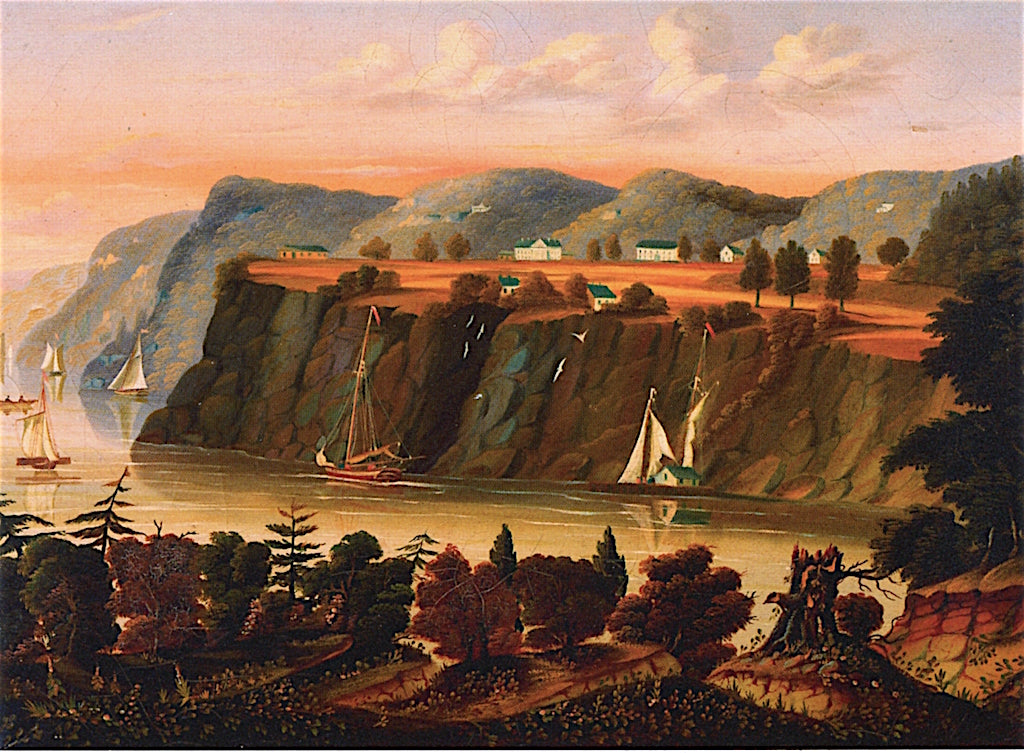 View of West Point, vintage artwork by Thomas Chambers, A3 (16x12") Poster Print