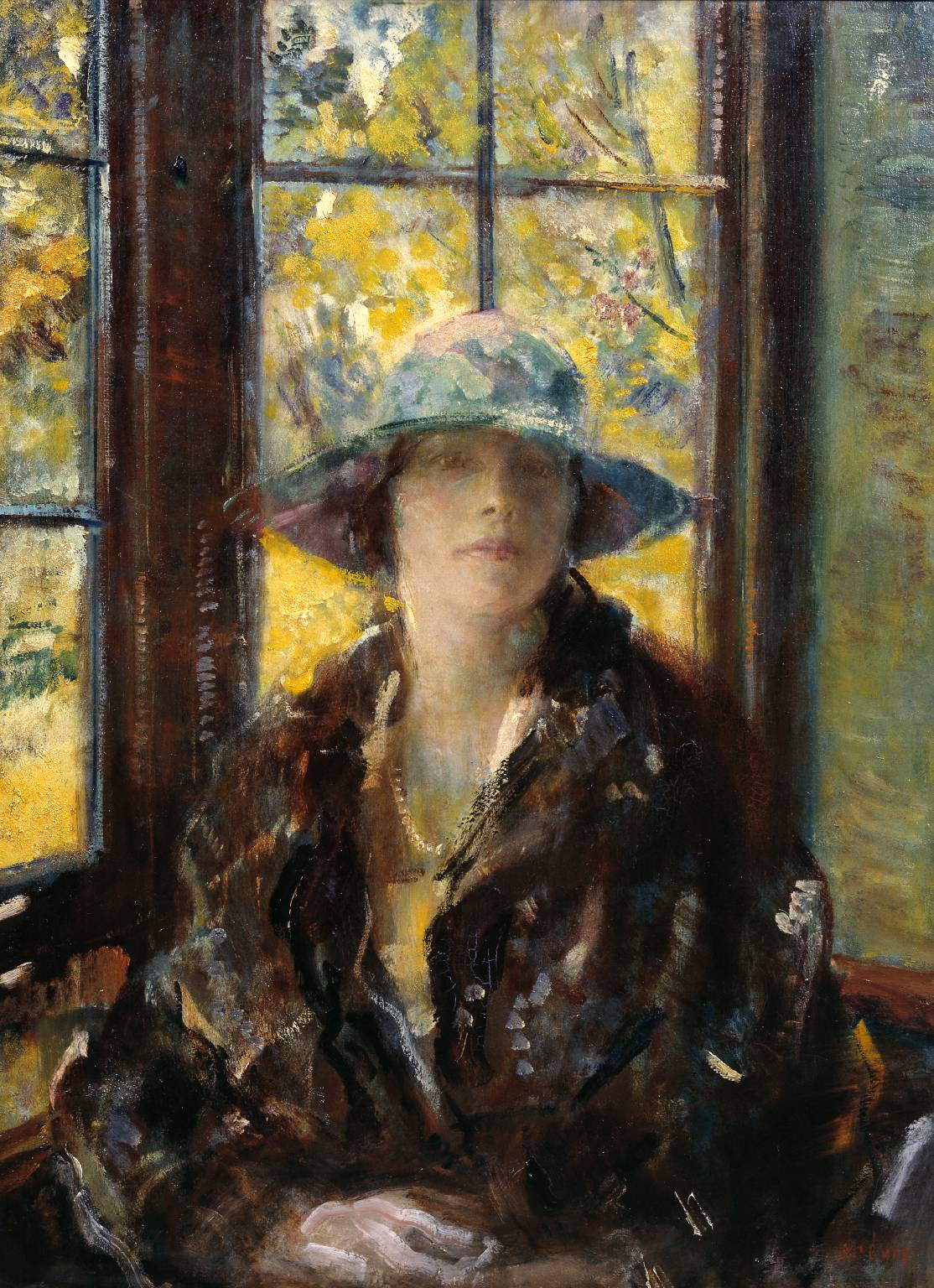 Mrs Claude Johnson by Ambrose McEvoy,16x12(A3) Poster