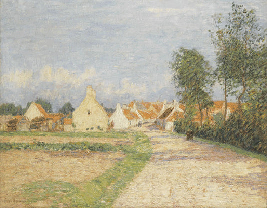 Flemish Village, vintage artwork by Paul Baum, 12x8" (A4) Poster
