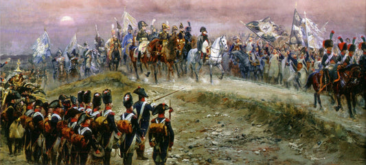 After the battle of Jena, vintage artwork by Édouard  Detaille, 12x8" (A4) Poster