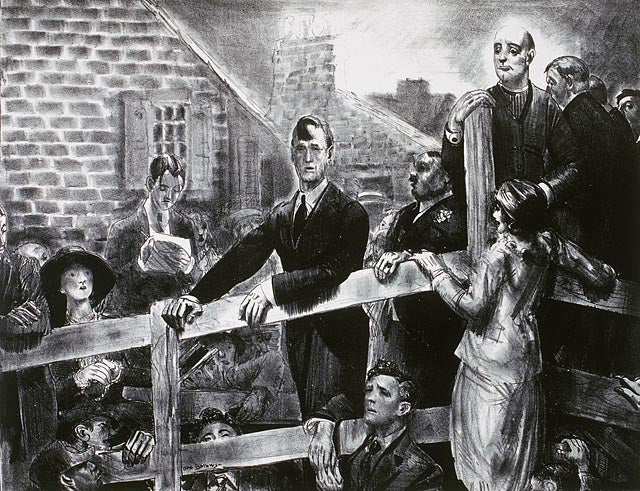 The Appeal to the People by George Wesley Bellows,16x12(A3) Poster