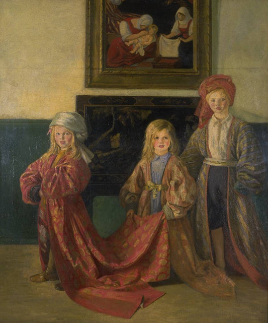 The Princess Badroulbadour, vintage artwork by Sir William Rothenstein, 12x8" (A4) Poster
