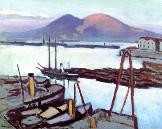 The Bay of Naples at Sunset by Albert Marquet,16x12(A3) Poster