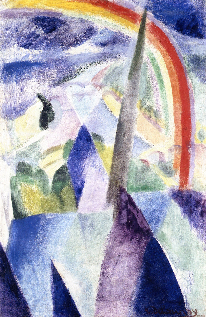 La flèche de Notre-Dame by Robert Delaunay,16x12(A3) Poster