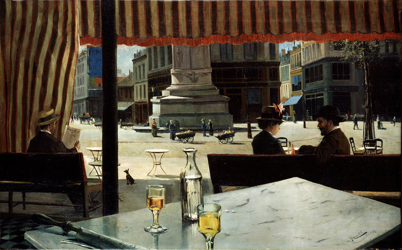 Plaza de París by Eliseo Meifren i Roig,A3(16x12")Poster