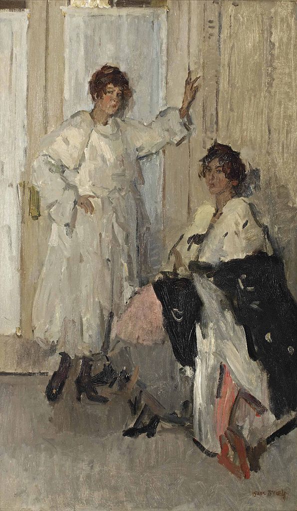 Ippy and Gertie at Hirsch by Isaac Israels,A3(16x12")Poster